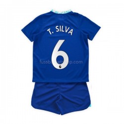 Günstige Fußball Trikotsatz Chelsea T. Silva 6 Kinder Heimtrikot 2022-2023 Kurzarm