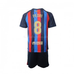 Günstige Fußball Trikotsatz FC Barcelona Pedri 8 Kinder Heimtrikot 2022-2023 Kurzarm