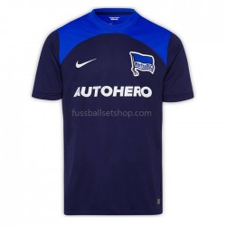 Günstige Fußball Trikotsatz Hertha BSC Herren Auswärtstrikot 2022-2023 Kurzarm