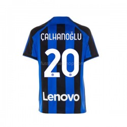 Günstige Fußball Trikotsatz Inter Mailand Hakan Calhanoglu 20 Herren Heimtrikot 2022-2023 Kurzarm