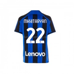 Günstige Fußball Trikotsatz Inter Mailand Henrikh Mkhitaryan 22 Herren Heimtrikot 2022-2023 Kurzarm