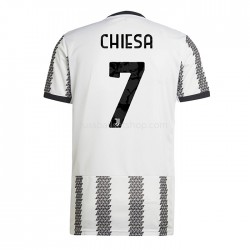 Günstige Fußball Trikotsatz Juventus Turin Chiesa 7 Herren Heimtrikot 2022-2023 Kurzarm