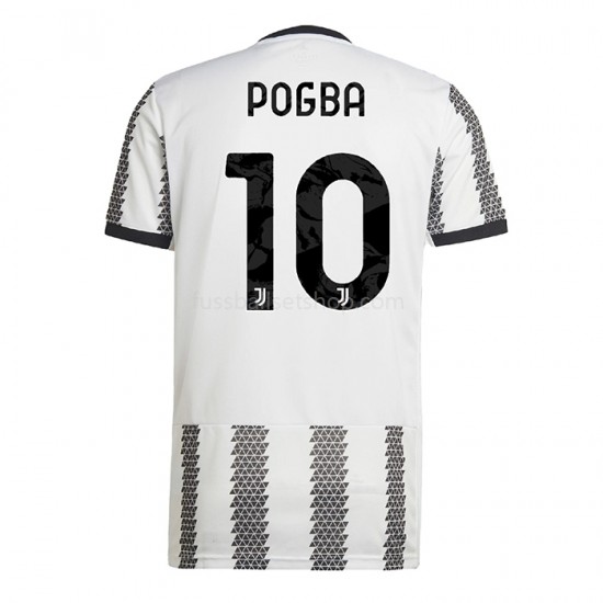 Günstige Fußball Trikotsatz Juventus Turin Pogba 10 Herren Heimtrikot 2022-2023 Kurzarm