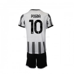 Günstige Fußball Trikotsatz Juventus Turin Pogba 10 Kinder Heimtrikot 2022-2023 Kurzarm
