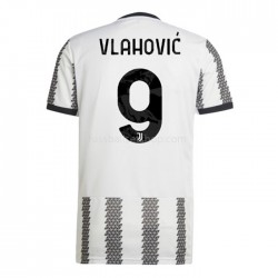 Günstige Fußball Trikotsatz Juventus Turin Vlahovic 9 Herren Heimtrikot 2022-2023 Kurzarm