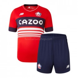 Günstige Fußball Trikotsatz OSC Lille Kinder Heimtrikot 2022-2023 Kurzarm
