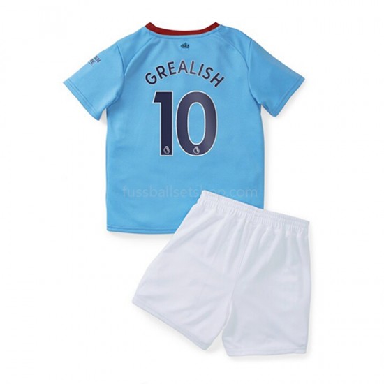 Günstige Fußball Trikotsatz Manchester City Grealish 10 Kinder Heimtrikot 2022-2023 Kurzarm