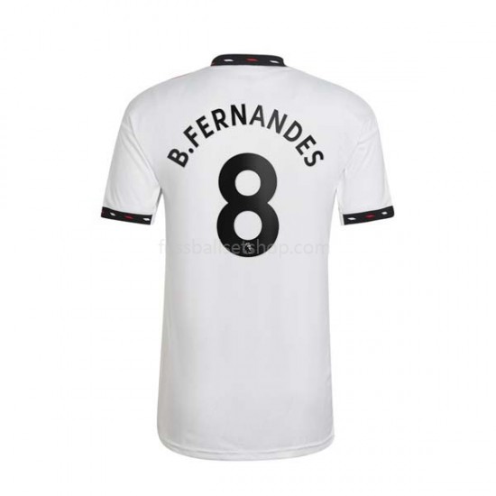 Günstige Fußball Trikotsatz Manchester United Bruno Fernandes 8 Herren Auswärtstrikot 2022-2023 Kurzarm
