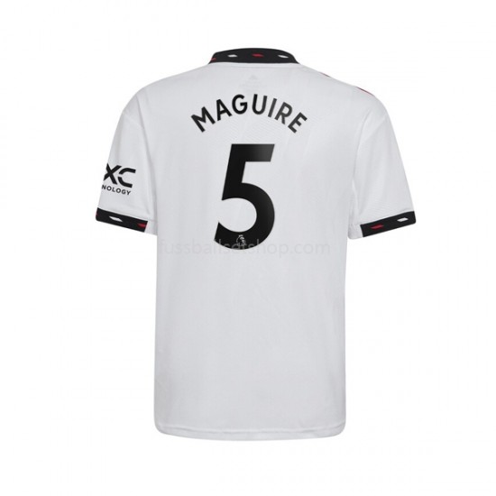 Günstige Fußball Trikotsatz Manchester United Harry Maguire 5 Herren Auswärtstrikot 2022-2023 Kurzarm