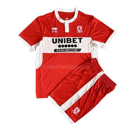 Günstige Fußball Trikotsatz Middlesbrough Kinder Heimtrikot 2022-2023 Kurzarm
