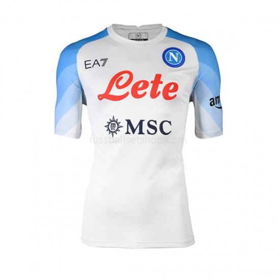 Günstige Fußball Trikotsatz SSC Neapel Herren Auswärtstrikot 2022-2023 Kurzarm