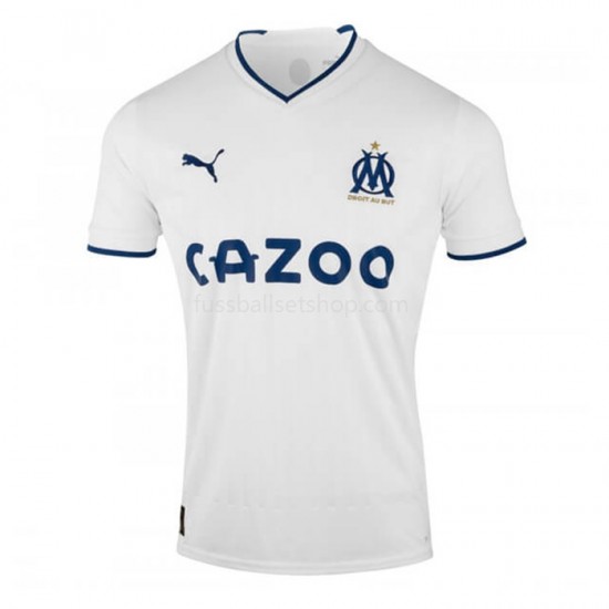 Günstige Fußball Trikotsatz Olympique Marseille Herren Heimtrikot 2022-2023 Kurzarm