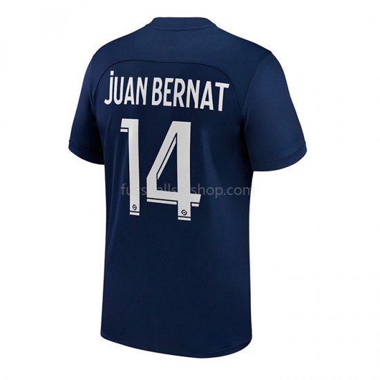 Günstige Fußball Trikotsatz Paris Saint-Germain Juan Bernat 14 Herren Heimtrikot 2022-2023 Kurzarm