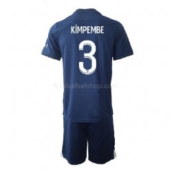 Günstige Fußball Trikotsatz Paris Saint-Germain Kimpembe 3 Kinder Heimtrikot 2022-2023 Kurzarm