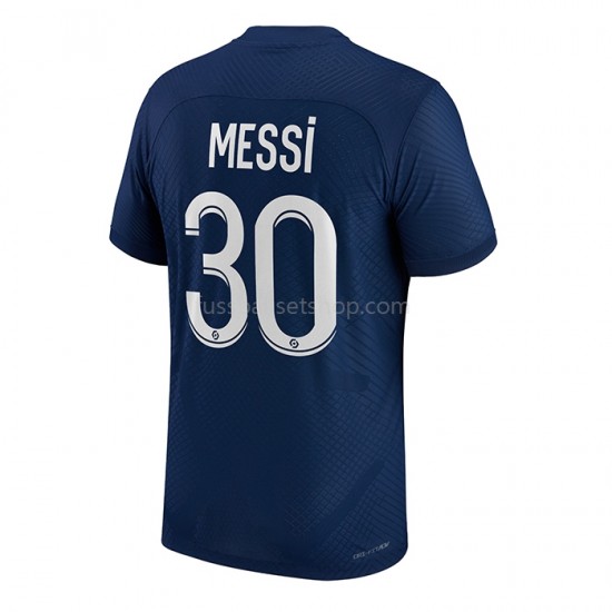 Günstige Fußball Trikotsatz Paris Saint-Germain Messi 30 Herren Heimtrikot 2022-2023 Kurzarm