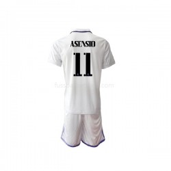 Günstige Fußball Trikotsatz Real Madrid Marco Asensio 11 Kinder Heimtrikot 2022-2023 Kurzarm