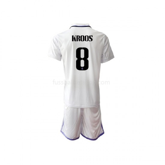 Günstige Fußball Trikotsatz Real Madrid Toni Kroos 8 Kinder Heimtrikot 2022-2023 Kurzarm