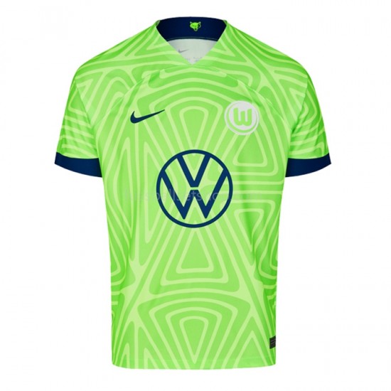 Günstige Fußball Trikotsatz VfL Wolfsburg Herren Heimtrikot 2022-2023 Kurzarm