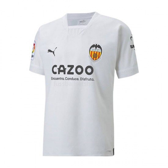 Günstige Fußball Trikotsatz Valencia CF Herren Heimtrikot 2022-2023 Kurzarm