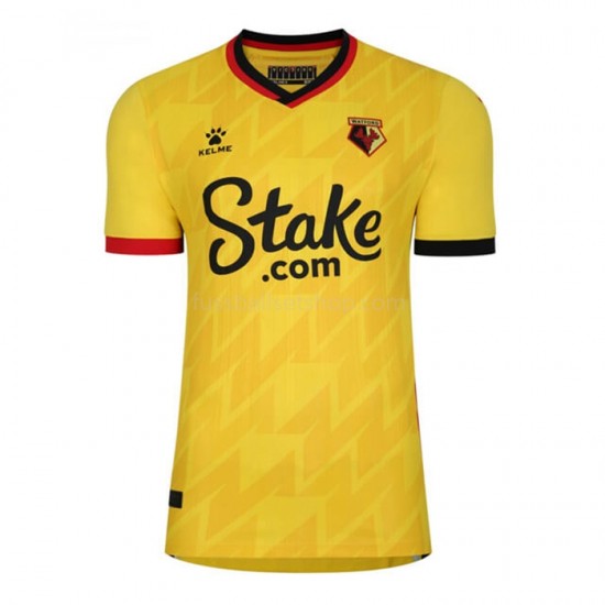 Günstige Fußball Trikotsatz Watford Herren Heimtrikot 2022-2023 Kurzarm