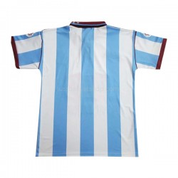Günstige Fußball Trikotsatz West Ham United Retro Herren Auswärtstrikot 1991-1992 Kurzarm
