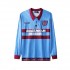 Günstige Fußball Trikotsatz West Ham United Retro Herren Heimtrikot 1995-1996 Langarm