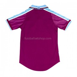 Günstige Fußball Trikotsatz West Ham United Retro Herren Heimtrikot 1999-2001 Kurzarm