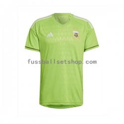 Günstige Fußball Trikotsatz Argentinien Torwart Herren Auswärtstrikot World Cup 2022 Kurzarm