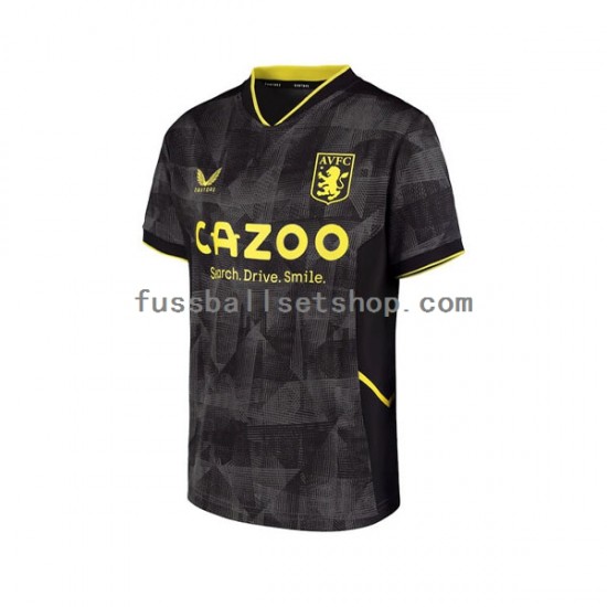 Günstige Fußball Trikotsatz Aston Villa Herren Ausweichtrikot 2022-2023 Kurzarm