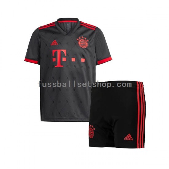 Günstige Fußball Trikotsatz FC Bayern München Kinder Ausweichtrikot 2022-2023 Kurzarm