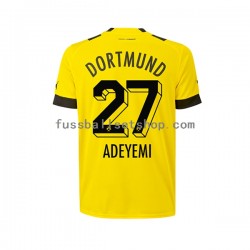 Günstige Fußball Trikotsatz Borussia Dortmund Karim Adeyemi 27 Herren Heimtrikot 2022-2023 Kurzarm