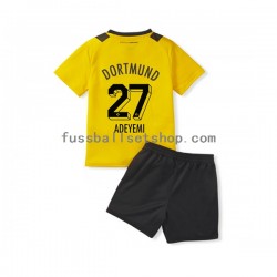 Günstige Fußball Trikotsatz Borussia Dortmund Karim Adeyemi 27 Kinder Heimtrikot 2022-2023 Kurzarm
