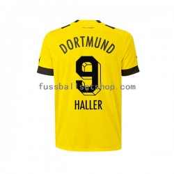 Günstige Fußball Trikotsatz Borussia Dortmund Sebastien Haller 9 Herren Heimtrikot 2022-2023 Kurzarm