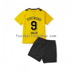 Günstige Fußball Trikotsatz Borussia Dortmund Sebastien Haller 9 Kinder Heimtrikot 2022-2023 Kurzarm