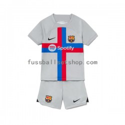 Günstige Fußball Trikotsatz FC Barcelona Kinder Ausweichtrikot 2022-2023 Kurzarm