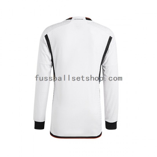 Günstige Fußball Trikotsatz Deutschland Herren Heimtrikot World Cup 2022 Langarm