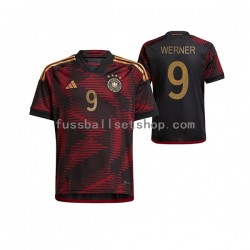 Günstige Fußball Trikotsatz Deutschland Timo Werner 9 Herren Auswärtstrikot World Cup 2022 Kurzarm