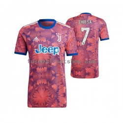 Günstige Fußball Trikotsatz Juventus Turin Federico Chiesa 7 Herren Ausweichtrikot 2022-2023 Kurzarm