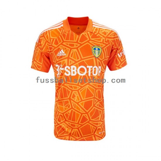 Günstige Fußball Trikotsatz Leeds United Torwart Herren Auswärtstrikot 2022-2023 Kurzarm