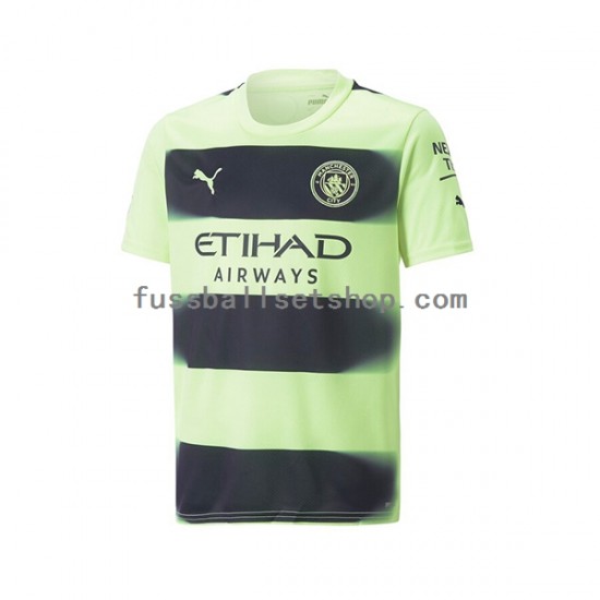 Günstige Fußball Trikotsatz Manchester City Herren Ausweichtrikot 2022-2023 Kurzarm
