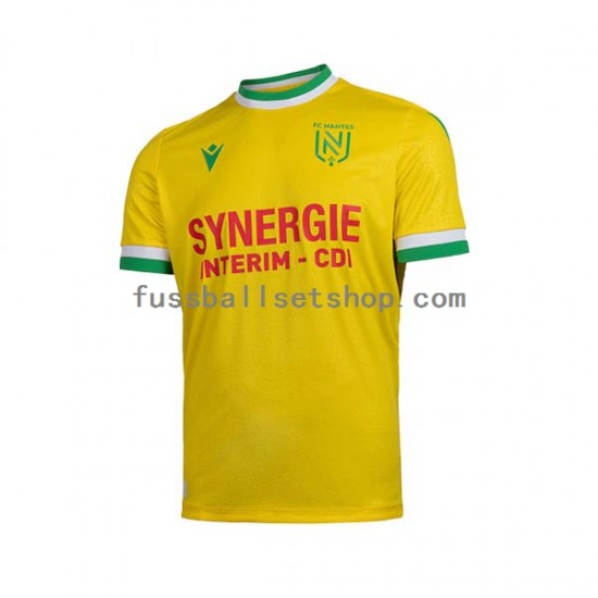 Günstige Fußball Trikotsatz Nantes Herren Heimtrikot 2022-2023 Kurzarm