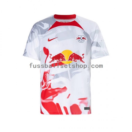 Günstige Fußball Trikotsatz RB Leipzig Herren Heimtrikot 2022-2023 Kurzarm