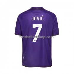 Günstige Fußball Trikotsatz AC Florenz Jovic 7 Herren Heimtrikot 2022-2023 Kurzarm