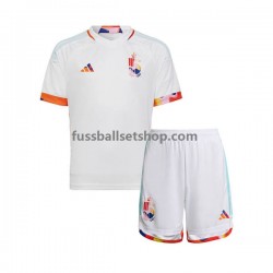 Günstige Fußball Trikotsatz Belgien Kinder Auswärtstrikot World Cup 2022 Kurzarm