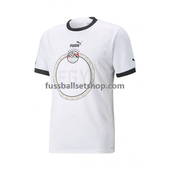 Günstige Fußball Trikotsatz Ägypten Herren Auswärtstrikot 2022 Kurzarm