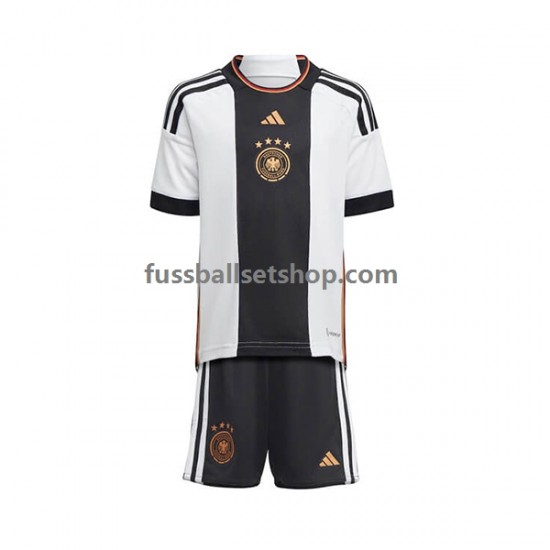 Günstige Fußball Trikotsatz Deutschland Kinder Heimtrikot World Cup 2022 Kurzarm