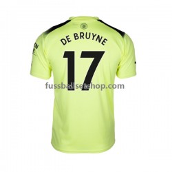 Günstige Fußball Trikotsatz Manchester City De Bruyne 17 Herren Ausweichtrikot 2022-2023 Kurzarm
