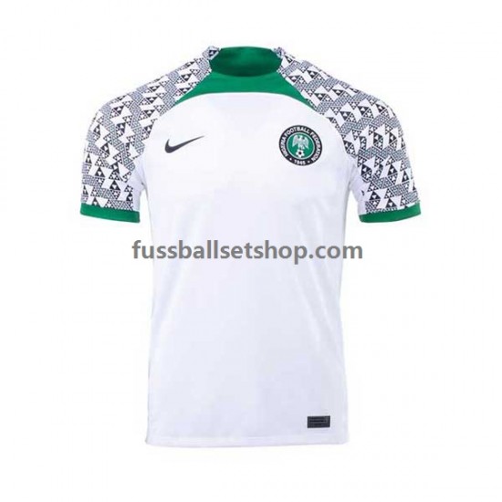 Günstige Fußball Trikotsatz Nigeria Herren Auswärtstrikot 2022 Kurzarm