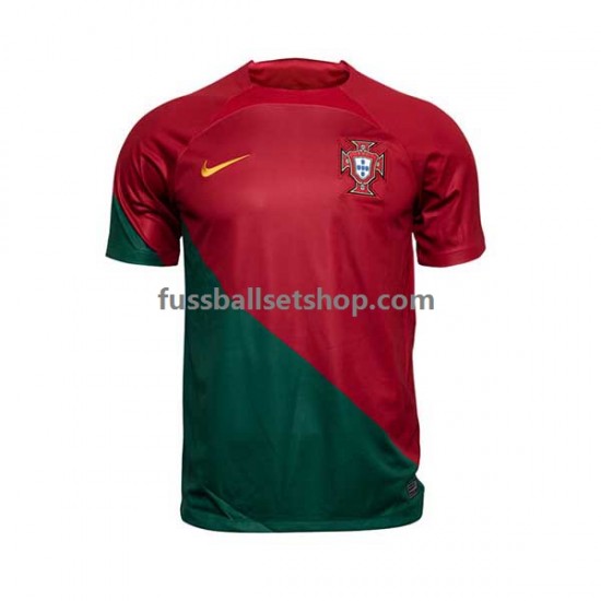 Günstige Fußball Trikotsatz Portugal Herren Heimtrikot World Cup 2022 Kurzarm