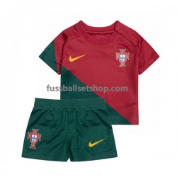 Günstige Fußball Trikotsatz Portugal Kinder Heimtrikot World Cup 2022 Kurzarm